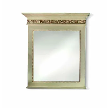 Zdjęcie Piękne prostokątne lustro w stylu antycznym