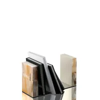 Zdjęcie Ekskluzywny zestaw podpór z drewna z wykończeniem w kolorze kości słoniowej i rogiem - Arcahorn