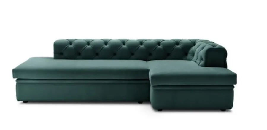 obrazek 1 Gustowna sofa rogowa z Włoch - cm.  260 x 136 x h 70