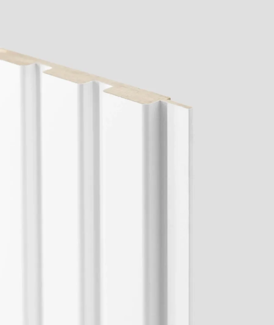 obrazek 1 280x11,7 cm LT Lamel ryflowany (biały) - Panel ścienny i sufitowy 3D
