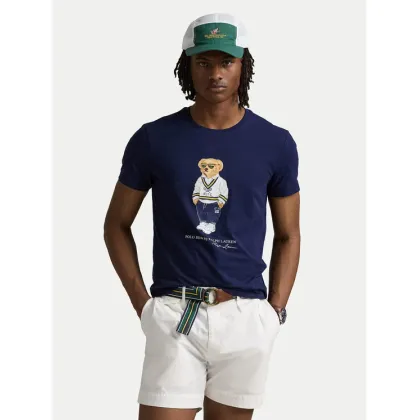 Zdjęcie Polo Ralph Lauren T-Shirt 710973137003 Granatowy Slim Fit
