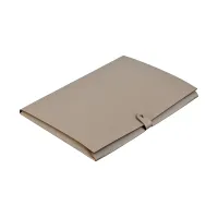 Zdjęcie Wyjątkowa skórzana aktówka A4 23х31 cm w kolorze cappuccino