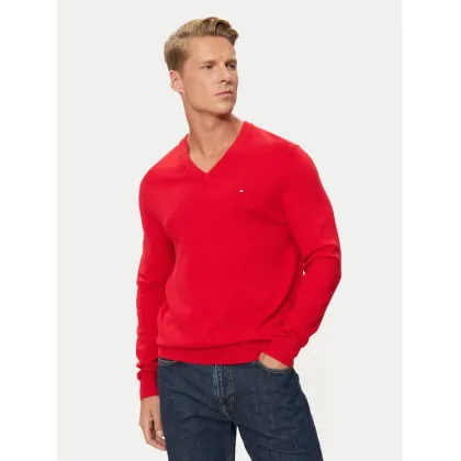 Zdjęcie Tommy Hilfiger Sweter MW0MW28047 Czerwony Regular Fit