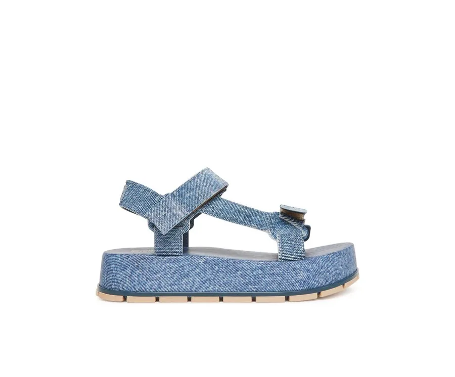 obrazek 1 Melissa Sandały Melissa Flowing Platform Denim Ad M 36132 Niebieski