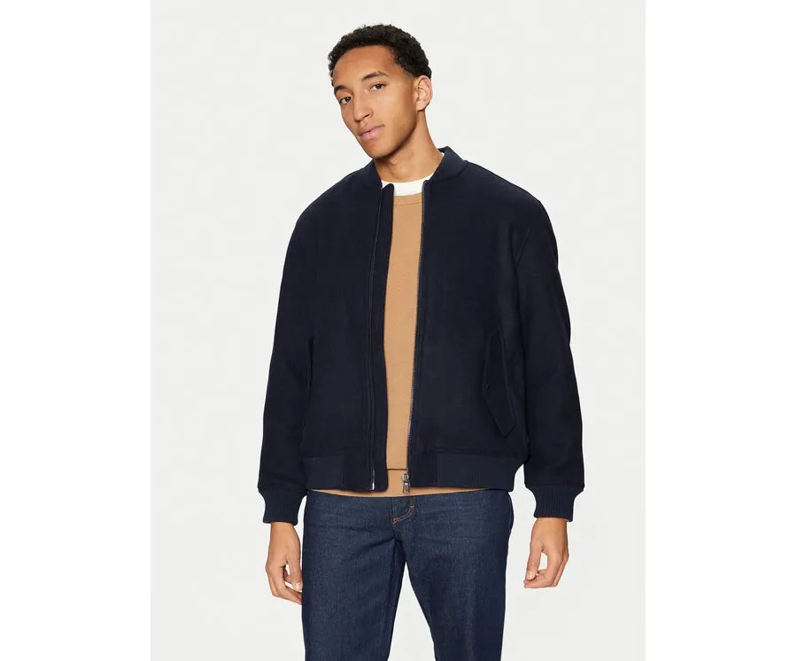 obrazek 1 Mustang Kurtka bomber Byron 1015902 Granatowy Regular Fit