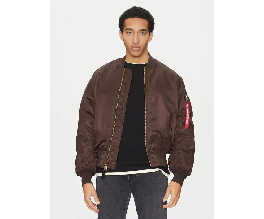 obrazek 1 Alpha Industries Kurtka bomber Ma-1 100101 Brązowy Regular Fit