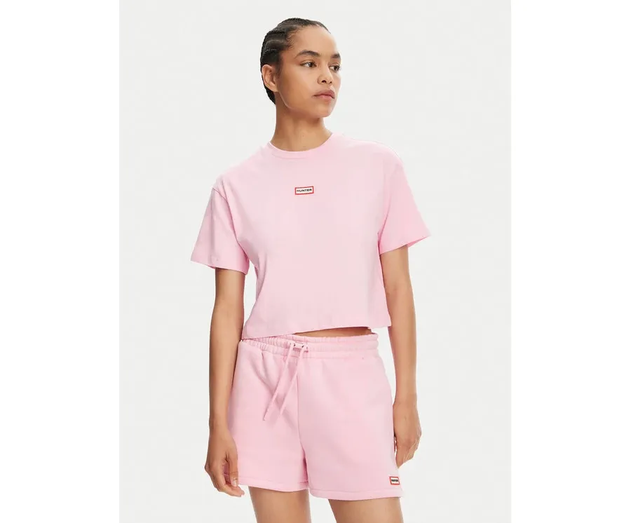 obrazek 1 Hunter T-Shirt Abby HARW0059251 Różowy Boxy Fit