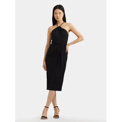Zdjęcie Lauren Ralph Lauren Sukienka koktajlowa 250933432001 Czarny Slim Fit LAUREN RALPH LAUREN