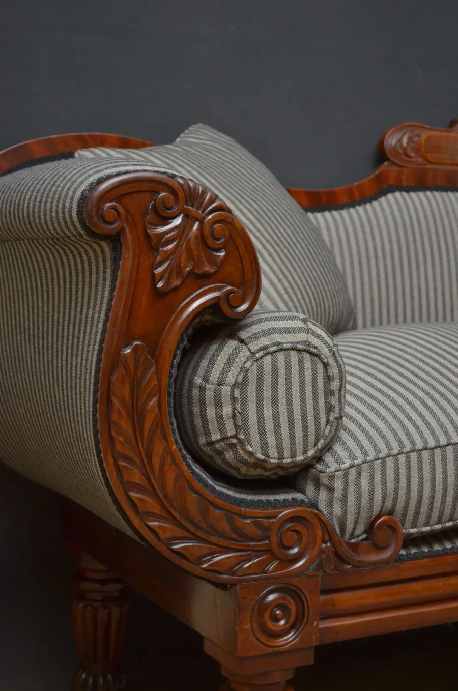 obrazek 2 Bardzo elegancka sofa mahoniowa William IV - antyk