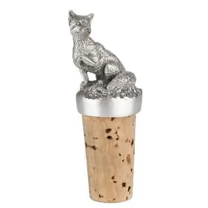 Zdjęcie Stylowy korek do butelki z przedstawieniem lisa