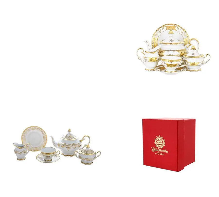 obrazek 2 Zestaw do herbaty z porcelany