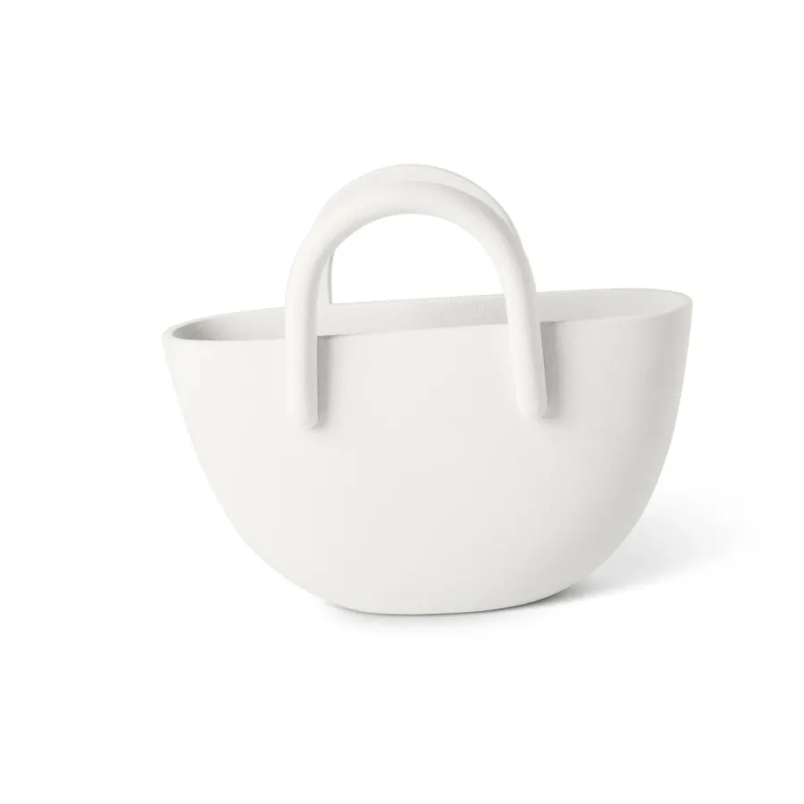 obrazek 1 Włoski wazon ceramiczny Bag do stylowych wnętrz lub ogrodów