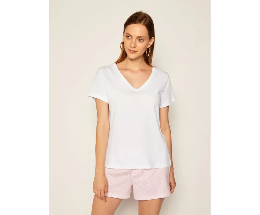 obrazek 1 Lauren Ralph Lauren T-Shirt I811527 Biały Regular Fit LAUREN RALPH LAUREN