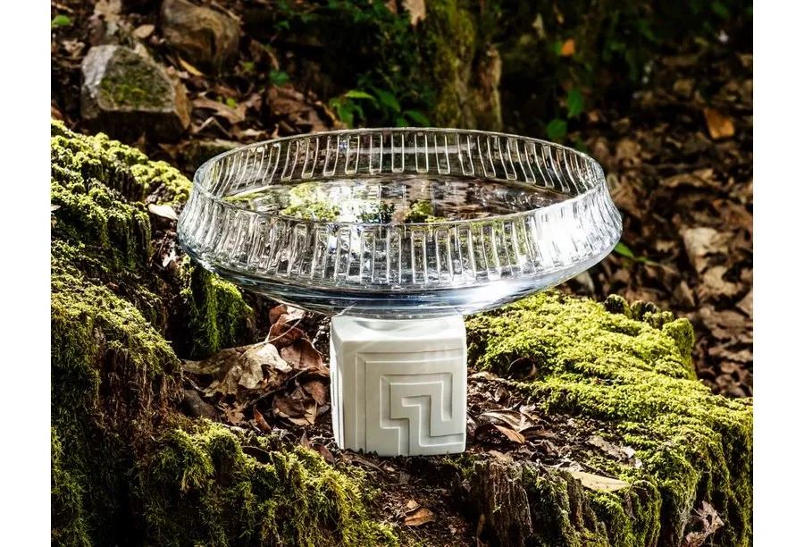 obrazek 4 Unikatowa patera Minos z kryształu i porcelany
