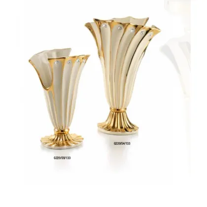 Picture An original vase with cutouts in the shape of butterfly wings