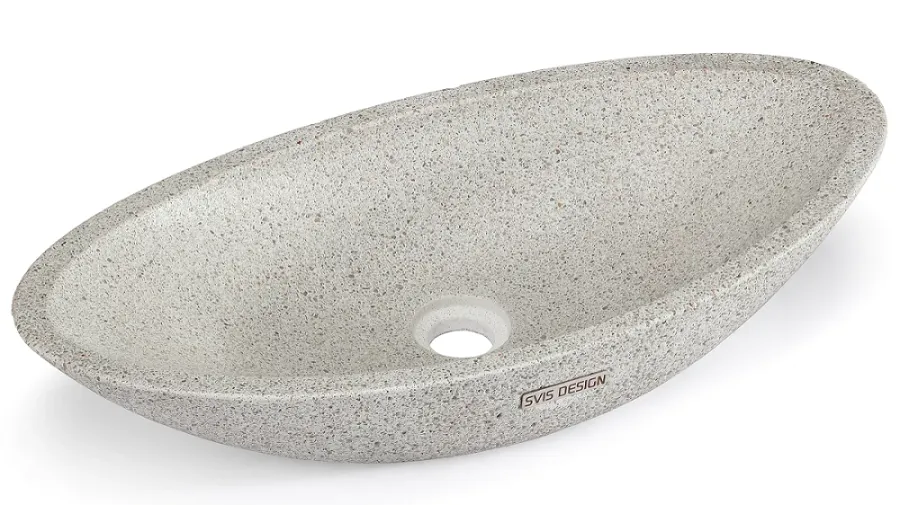 obrazek 2 Elitarna umywalka 60 cm ORION HARDCORE – naturalny, bez dekoru, bez lakieru