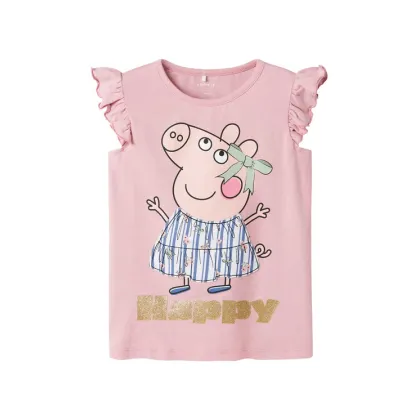 Zdjęcie NAME IT Top Peppa 13242959 Różowy Regular Fit