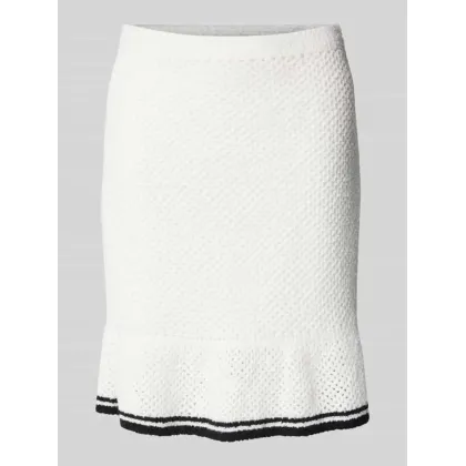 Zdjęcie Spódnica o długości do kolan z dzianiny z ażurowym wzorem