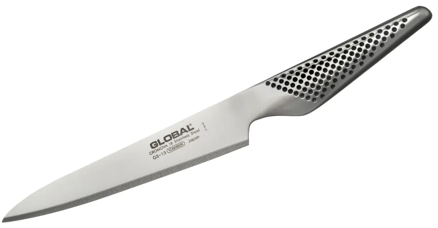 obrazek 1 Nóż uniwersalny ząbkowany 15cm | Global GS-13
