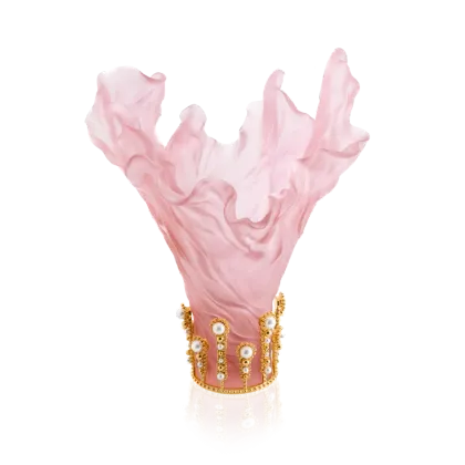 Zdjęcie Duży kryształowy wazon projektu Tamary Ralph – marka Daum