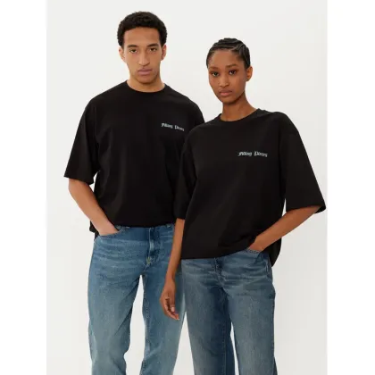 Zdjęcie Filling Pieces T-Shirt Unisex Chrome Flower 7449982 Czarny Regular Fit