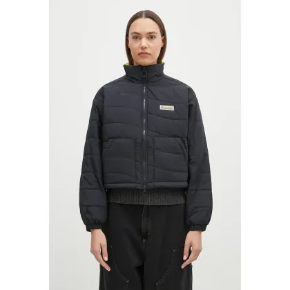 Zdjęcie Columbia kurtka Wallowa Insulated damska kolor czarny przejściowa oversize 2090751