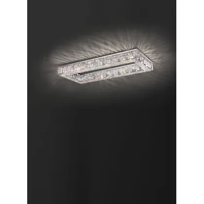 Zdjęcie Oryginalna lampa sufitowa z kryształami - 3 warianty wymiarowe