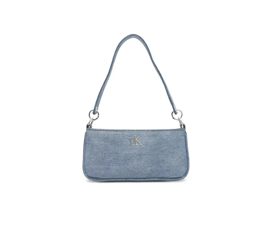 obrazek 1 Calvin Klein Torebka Denim Shoulder Pouch W/Strap LV04F3217G Niebieski