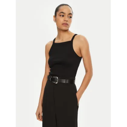 Zdjęcie IVY OAK Top Klara Rose IO1100X2362 Czarny Slim Fit