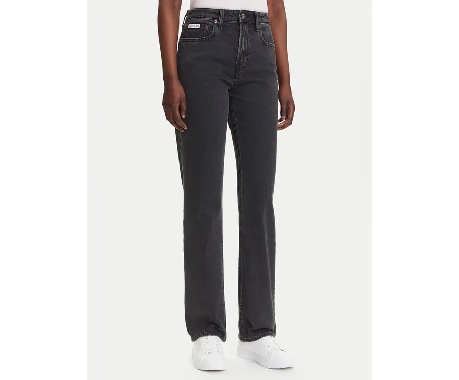 obrazek 1 Calvin Klein Jeans Jeansy LV047B909G Czarny Straight Fit