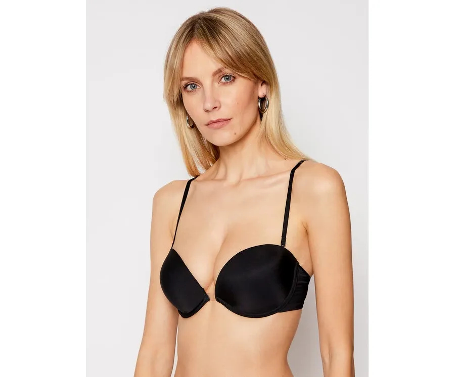 obrazek 1 Wonderbra Biustonosz z fiszbiną WB009243 Czarny