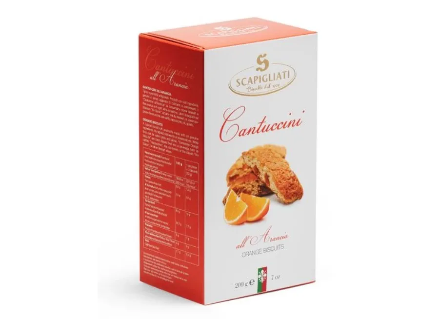 obrazek 1 Ciastka Cantuccini z kawałkami pomarańczy, 200 g