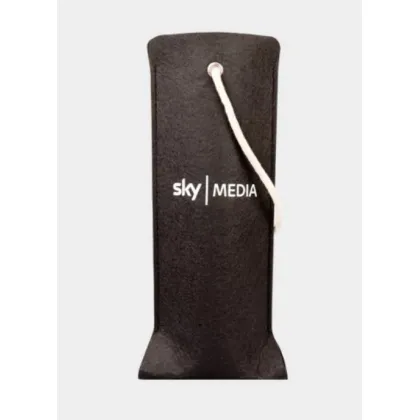 Zdjęcie Stylowa torba na butelkę 750 ml z uchwytem ze sznura