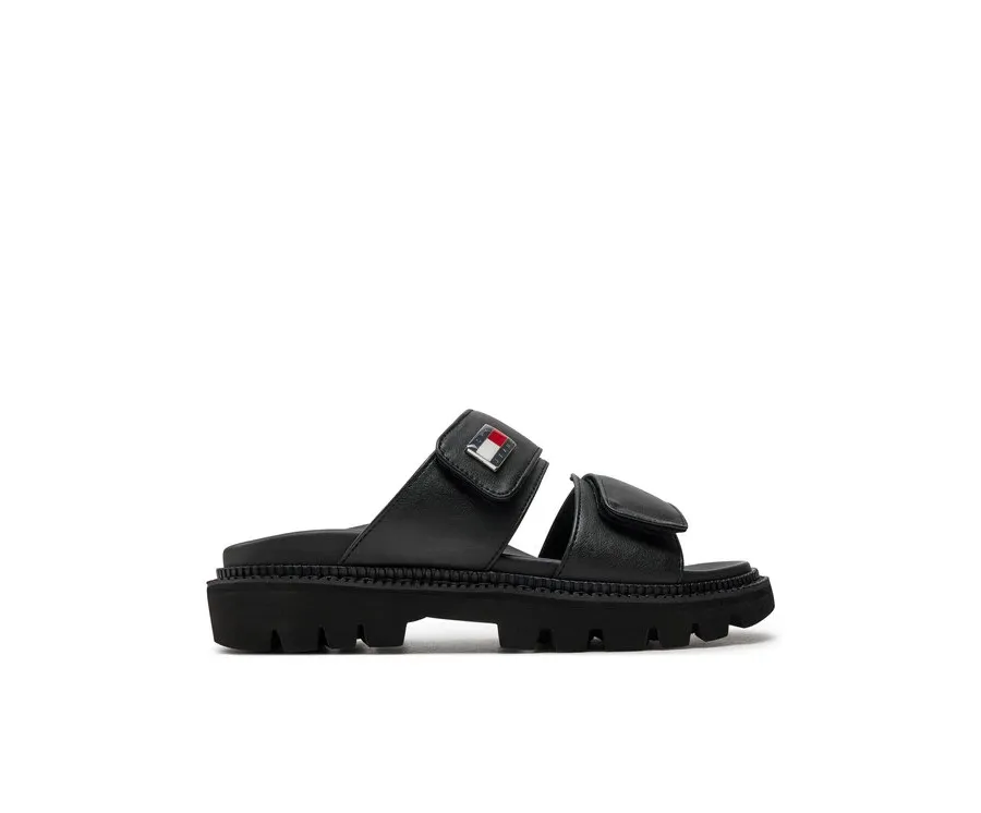 obrazek 1 Tommy Jeans Klapki Tjw Puffed Sandal EN0EN02560 Czarny