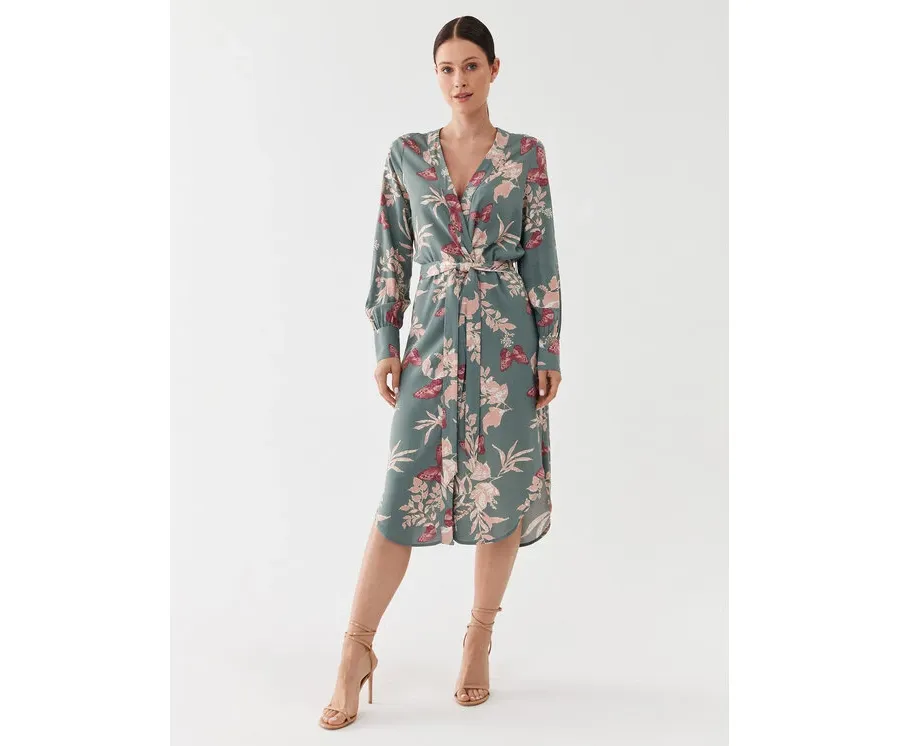 obrazek 1 Vero Moda Sukienka codzienna Easy Laurel 10297341 Zielony Regular Fit