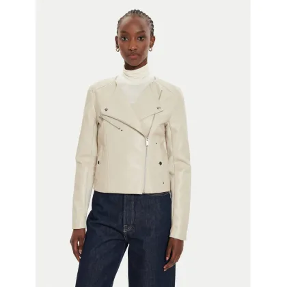 Zdjęcie Vero Moda Kurtka z imitacji skóry Riley 10302441 Beżowy Slim Fit