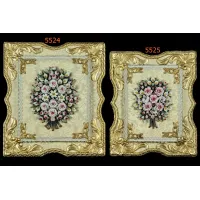 Zdjęcie Oryginalny porcelanowy obraz z kwiatami