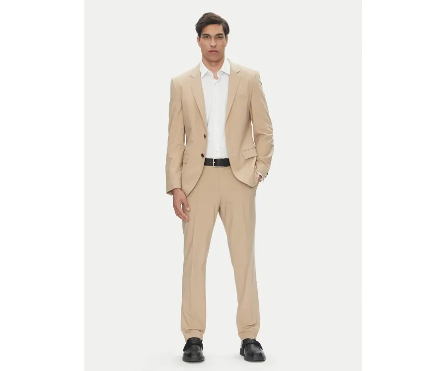 obrazek 1 HUGO Garnitur Henry/Getlin232X 50530116 Beżowy Slim Fit