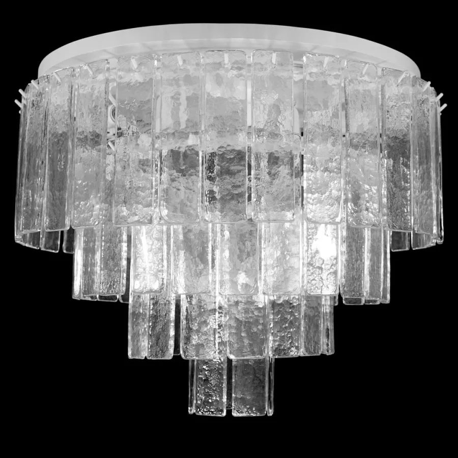 obrazek 9 Gustowna włoska szklana lampa sufitowa - szkło murano