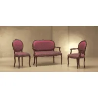 Picture A beautiful burgundy set of French-style furniture - Morello Gianpaolo