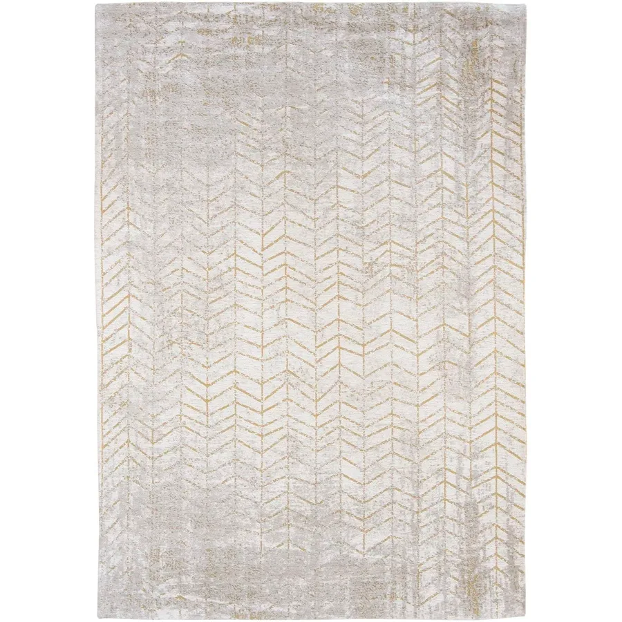 picture 1 Wonderful white gold herringbone rug - CENTRAL YELLOW 8928
