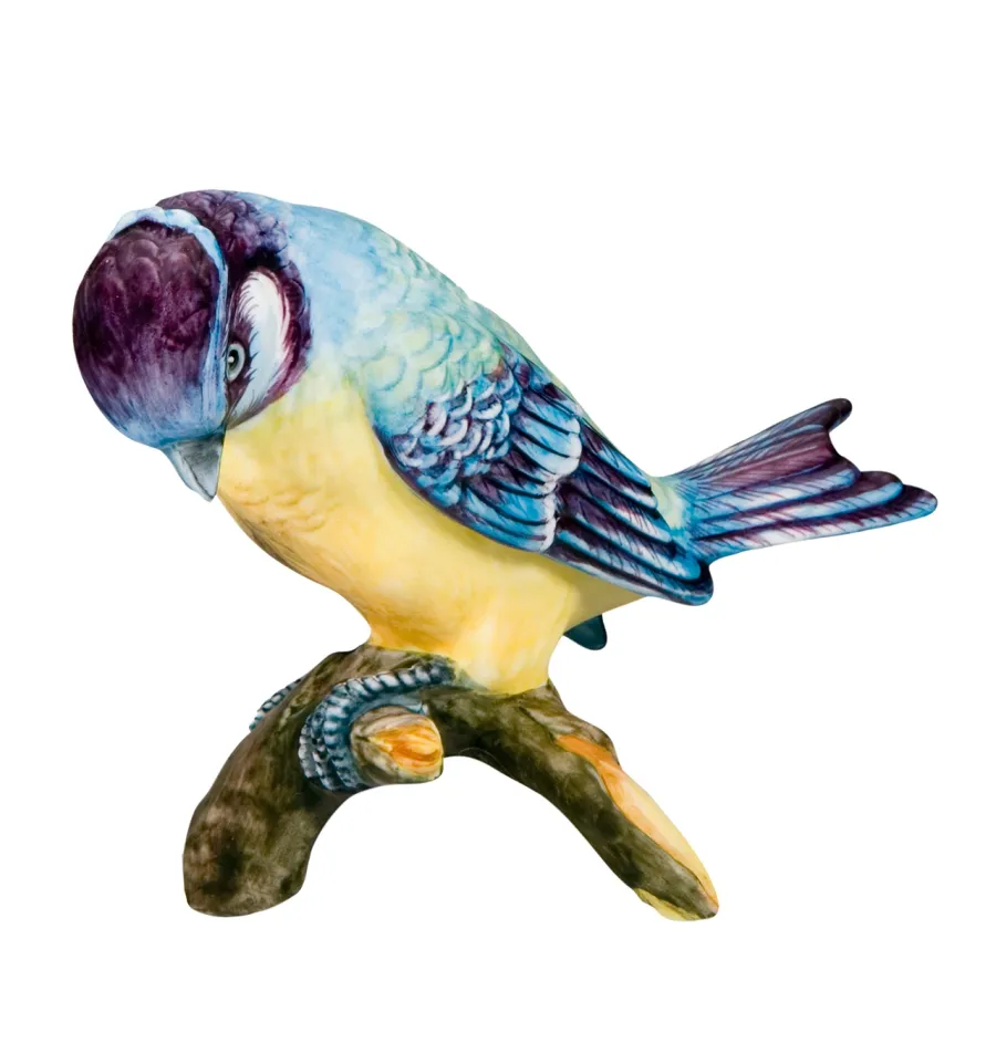 picture 1 Porcelain figurine of a bird - a chickadee from the Pássaros collection - Vista Alegre