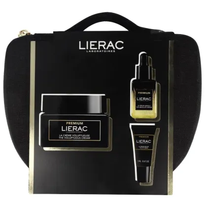 Zdjęcie Lierac Premium Zestaw dermokosmetyków Krem odżywczy + Serum + Krem pod oczy