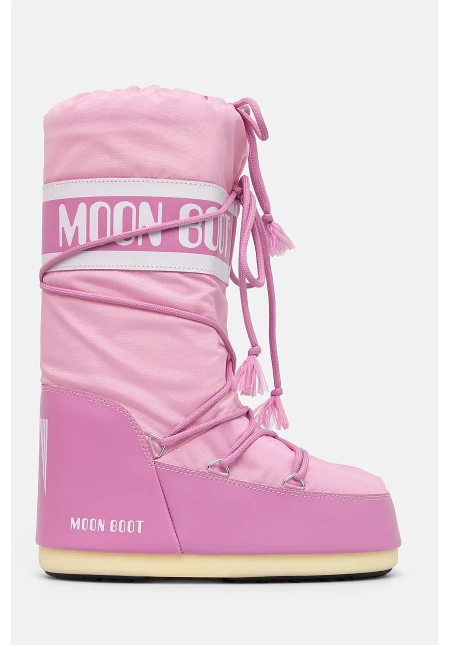 obrazek 1 Moon Boot śniegowce MB ICON NYLON kolor różowy 80D1400440 J001