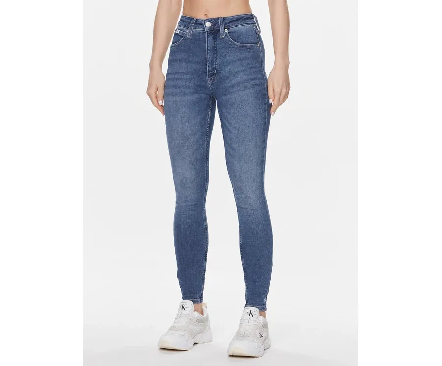 obrazek 1 Calvin Klein Jeans Jeansy J20J222144 Niebieski Super Skinny Fit