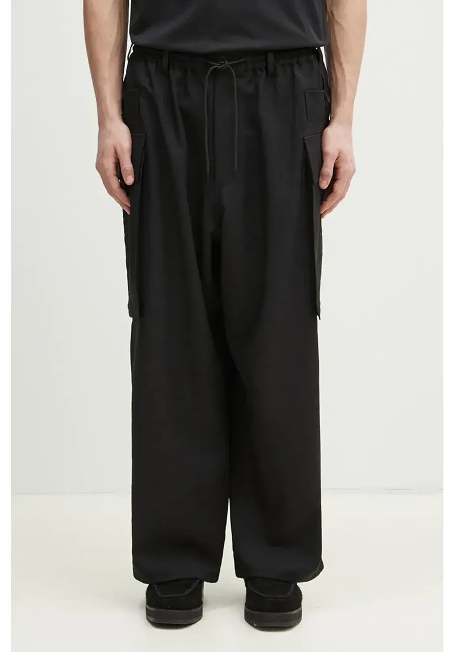 obrazek 1 Y-3 spodnie Sport Uniform Cargo Pants męskie kolor czarny proste JN4908