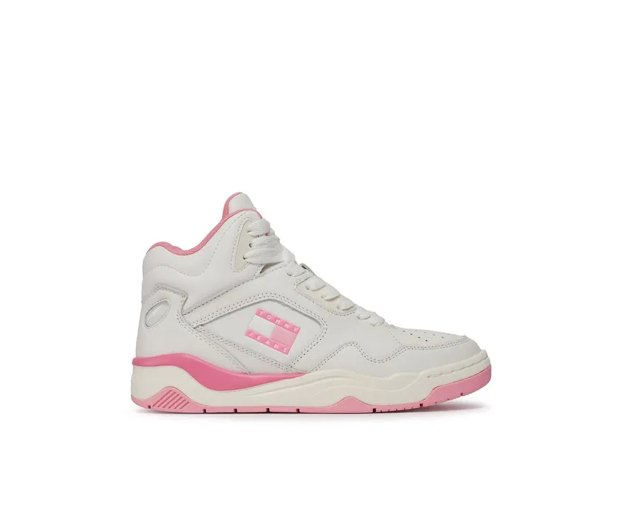 obrazek 1 Tommy Jeans Sneakersy Tjw New Basket Mc EN0EN02379 Écru