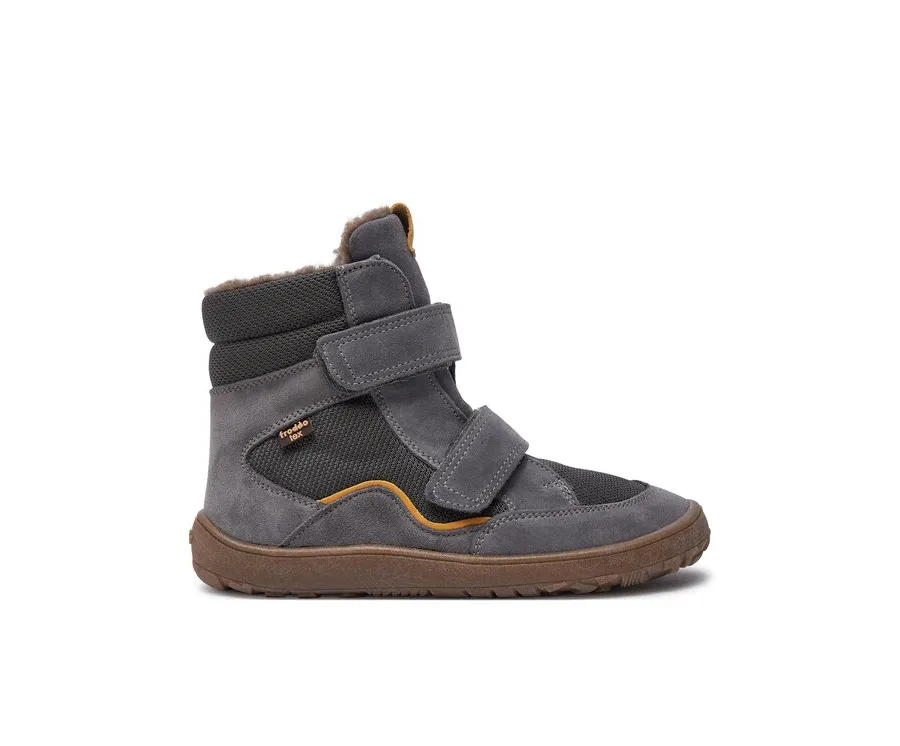 obrazek 1 Froddo Kozaki Barefoot Tex Winter G3160233-3 S Szary