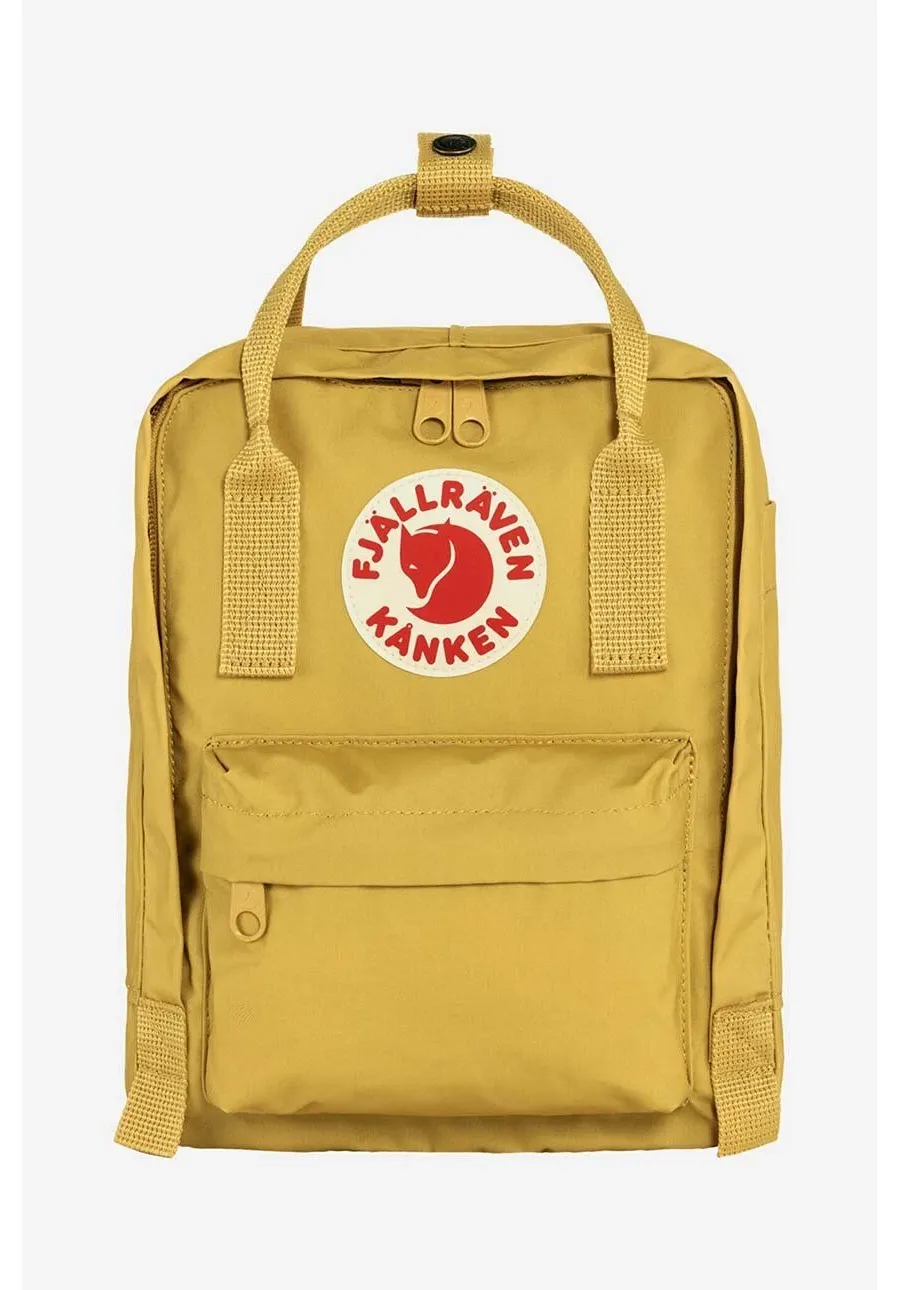 obrazek 1 Fjallraven plecak Kanken Mini kolor żółty mały z aplikacją F23561.135-135