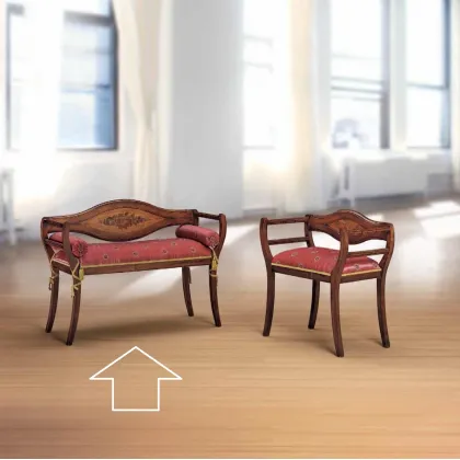 Zdjęcie Antyczna elitarna ławka do wyjątkowego wnętrza - Morello Gianpaolo